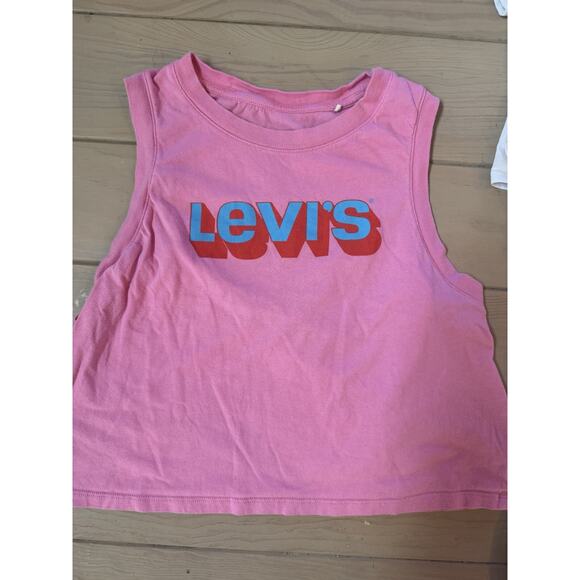 Lot of 4 Women's Junior's Short Sleeve Shirts. Levi’s, Forever 21. Size Small - Picture 2 of 10